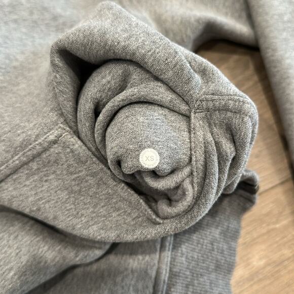 LULULEMON Heathered Core Medium Grey All Yours Zip Hoodie Fleece Jacket‎ Size XS - Picture 9 of 11